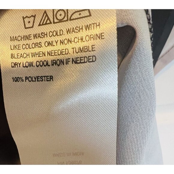 Colleen Lopez Women's Printed Topper Duster Kimono Size Medium Black Gray NWOT - Picture 6 of 7